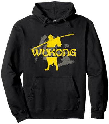 Wukong Monkey King Myth Black Pullover Hoodie
