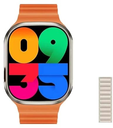 XINDADA HK9 Ultra 2 AMOLED Smart Watch Men HK8 Upgraded ChatGPT NFC Smartwatch 2GB ROM Dynamic Island Ai Watch Face for Android iOS 2024 (Apline Grey)