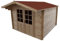 Casetta da Giardino in Legno, 2.5x2.5m Block House, Doghe Spessore 28 mm. Modello BLOCK25x25/28DP