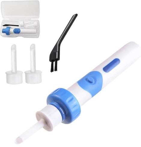 Earwax Remover, Ear Wax Suction Remover Set with Safe and Gentle Design, Portable Ear Cleaning Tool for Home and Travel