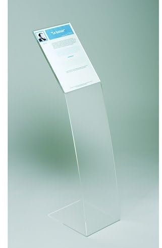 Présentoir sur pied plexiglas