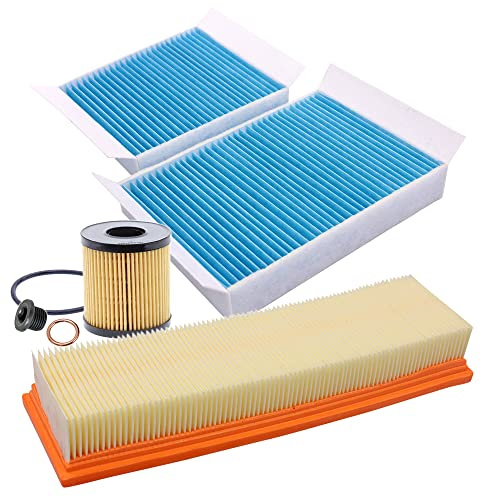 Inspektionspaket SET A 1x Ölfilter 1x Luftfilter 1x Innenraumfilter 1x Ölablass-Schraube 1x Dichtring für Ölablass-Schraube