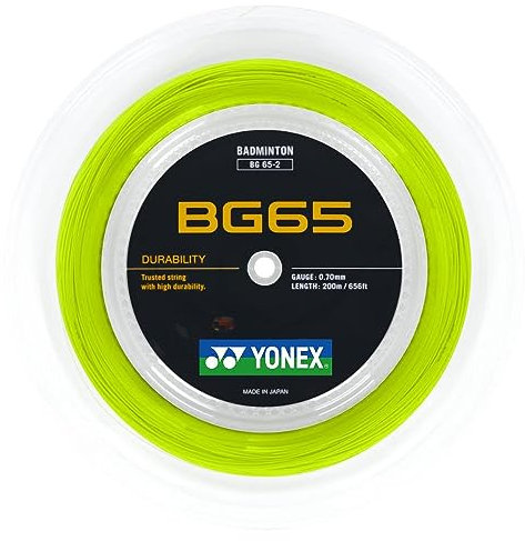 YONEX Gelb BG 65 200 M Erwachsene, Unisex, Einheitsgröße
