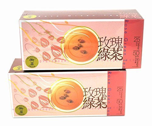 2 Boxes of Imperial Choice Rose Green Tea 40 tea bags in total