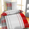 2tlg Warme Winter Bettwäsche Microfaser Thermo Flausch Fleece 1x 135 x 200 cm + 1x 80 cm x 80 cm Übergröße NEU Klassisch Bela Rot