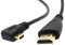 chenyang Câble HDMI mâle vers micro HDMI mâle coudé à 90 degrés vers la gauche HDTV pour téléphone portable, tablette et appareil photo 1,5 m