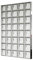 Glasbausteine Duschwand Komplett-Set 122,5x196 cm, Glasbaustein Wolke klar glänzend 24x24x8 cm