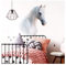 Little Deco Wandtattoo Pferdekopf I (BxH) 61 x 80 cm I Kinderzimmer Babyzimmer Kinder Aufkleber Sticker Wandaufkleber Wandsticker Klebeposter Stickers Poster DL143
