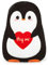 Legami Unisex Jugend SOS Winter, Handwärmer, 8 x 10 cm, Polyester, PE, Penguin-Thema, geeignet für kalte Hände, zum Betätigen der Metallplatte, Lebensdauer 30 Minuten, wiederverwendbar, Einheitsgröße