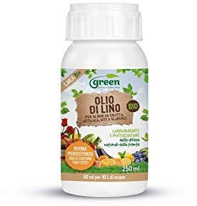 Green Ravenna Olio di Lino corroborante potenziatore difese Naturali per Tutte Le Piante 250ml