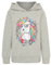 DANAEST Funny Hoodie Einhorn Pullover Kinder für Jungen und Mädchen Langarm Alter 6-16 (690) (Grau, 128)