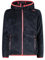 CMP Giacca Kid G Con Cappuccio Fisso Unisex - Bambini e ragazzi, Titanio-Red Fluo, 164