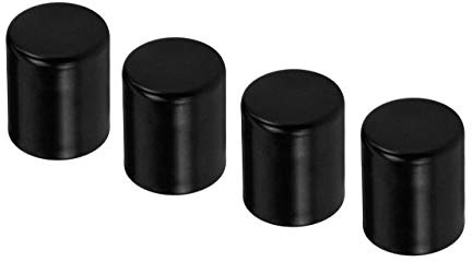 HCmotorku Motorrad-Docking-Hardware-Punkt-Abdeckkappen, passend für Harley Touring Street Glide Road Glide Road King 2009–2021, Schwarz, 4 Stück