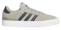 Adidas Men's Busenitz Vulc II Skate Shoes, Silver Pebble/Carbon/Gold Metallic, Size 12