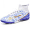 sudorun Scarpe da Calcio Uomo Bambino AG FG TF Turf Scarpe da Calcetto Unisex All'aperto Scarpe da Allenamento Teenager Training Scarpe (DW,1126 TF Bai_39)