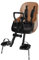 BOBIKE 8010700002 - Siège Jeune Enfant Vélo Frontale Evolve Mini Sécurisé avec Design Enveloppant, Fixation au Tube de Direction et Confort Optimal, Brun Cannelle