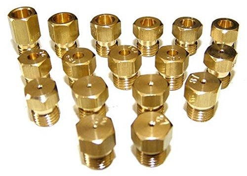 Kit complet injecteur gaz naturel - butane - propane Four, cuisinière C00254296 INDESIT