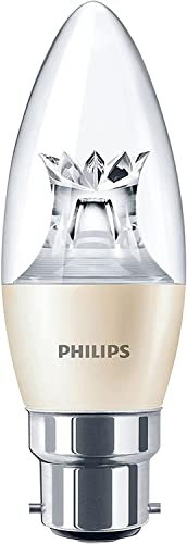 Philips MASTER LED 6W Candle Bulb (40W Replacement), Warm White, Dimmable, B22 Bayonet Cap