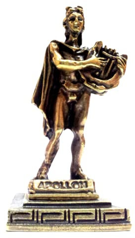 IconsGr Antike griechische Zamak Miniatur Statue of Apollo (Gold)