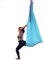 WELLSEM Deluxe L:5.5 Yards W:3 Yard Yoga Flying Swing Aerial Yoga Hammock Silk Fabric for Yoga Anti-gravity Pilates (Sky blue)