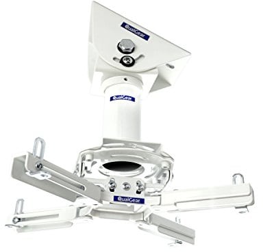 QualGear Pro-AV QG-KIT-VA-3IN-W Projector Mount Kit Accessory Vaulted Ceiling Adapter, 3 1.5, White