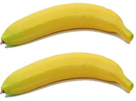 XSM Zwei große künstliche Bananen-dekorative Frucht