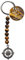 MaryBoutik Porte-clefs Oeil de Tigre – Rose des Vents