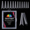EABNKU 120 pièces Forme de diamant Forme Nail Moule système à ongle double Couverture complète transparente Faux Ongle UV Gel extension d'ongle conseils Nail Art manucure outils, avec graduation