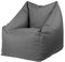 chilly pilley Mini Sitzsack Sessel Bodenkissen für Kinder Sitzkissen Gartenkissen mit Rückenlehne (Grau)