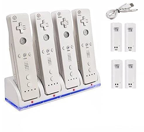 Kavolet Wii Ladestation für Wii Remote N-Switch Zubehör