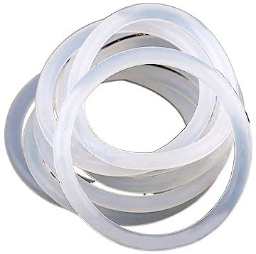 Guarnizione O-Ring in Silicone Bianco da 10 Pezzi CS 3mm OD 10-100mm Rondella Anello in Gomma siliconica for Uso Alimentare VMQ Guarnizione di Tenuta Impermeabile isolata (Color : OD 45mm ID 39mm, S