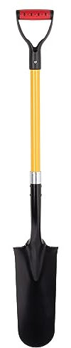 Bonetti Drainage and Fence Spade - Newcastle Style Grafting Hole Shovel for Gardening/Site Work - Suitable for Digging, Trenching, Post Holes