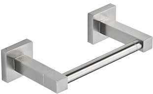 Wall Mounted Tissue Holder, Toilet Tissue Holder, Stainless Steel Movable Roll Holder For Easy Installation Suitable For Bathrooms And Toilet (Silver)