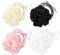Armastuse 4 Pezzi Collana Girocollo Fiore Donna Con Rosa,Elegante Collana Fiore Rosa Collana Girocollo, Collana Girocollo Fiori Rosa Gotico, Perfetto Per Feste E Occasioni Speciali
