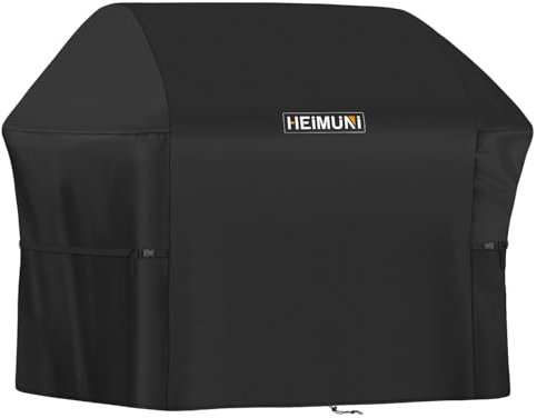 HEIMUNI Funda Barbacoa Grande, Funda para Barbacoa Exterior Impermeable para Weber Summit 400 Series, Cubierta BBQ de Parrilla para Weber Summit 470, 420, 2022 Genesis S-325s, E-325s (170x68x120cm)