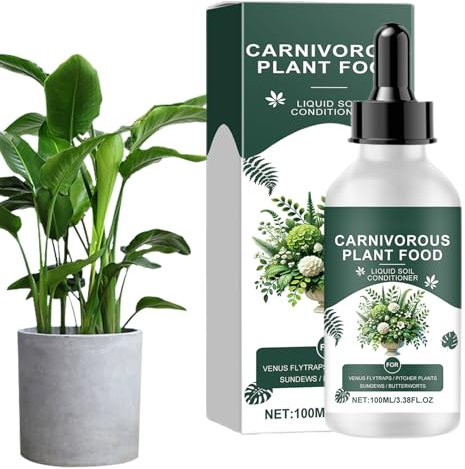 Alimento Para Plantas Carnívoras, Solución nutritiva para plantas 100 ml, alimento Venus Flytrap, suplemento de alimentación para plantasPara Venus Atrapamoscas Y Otras PlantasCarnívoras