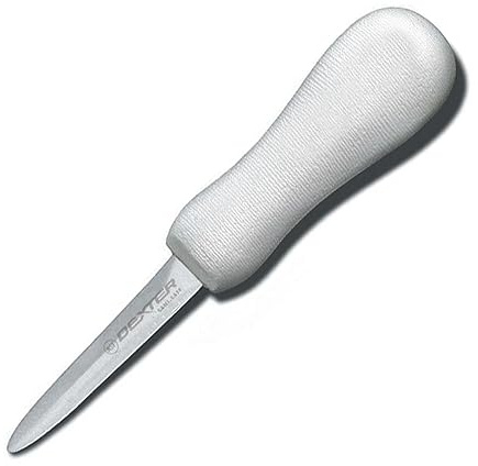 Dexter-Russell 3 Boston-Style Oyster Knife | S134PCP, High Carbon, High Alloy Stain-Free DEXSTEEL Blade | Sani-Safe Polypropylene Handle | NSF Certified | Made in USA