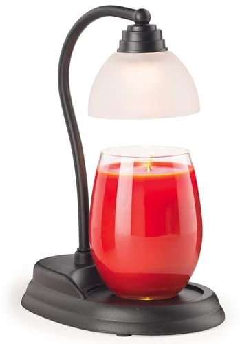 Candle Warmers Aurora Lampe für Duftkerzen im Glas schwarz