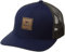 RVCA Herren Curved Bill Snapback Mesh Trucker Hat Baseballkappe, Navy, Einheitsgröße