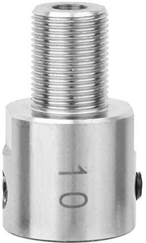 Yanmis M14 * 1 Spannfutter Pleuel Edelstahl Bohrmaschine Pleuel für K01-50/63 K02-50/63 Drehfutter Bohrfutter Adapter(10mm*M14*1)