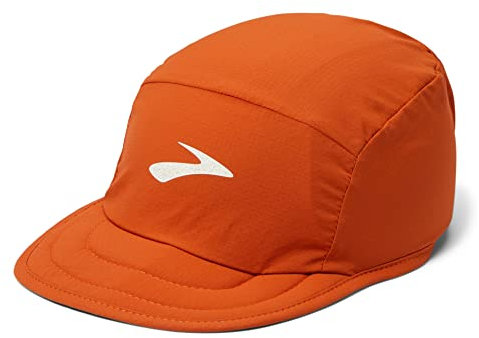 BROOKS 280458644 Lightweight Packable Hat Hat Unisex Adult Red Clay Größe 10