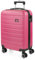 SKPAT - Maleta de Cabina 55x40x20 - Maletas De Viaje Cabina Rígidas Trolley con 4 Ruedas Dobles para Avion Ligera Equipaje De Mano Candado de Combinación. Compatible Ryanair, Fucsia