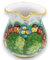 SICILIA BEDDA CAPACI Cannata Siciliana, Brocca in Ceramica Caltagirone, con Diverse opzioni Misura (1pz) Decoro Pale di ficodindia - Misura Media