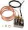 Zoegneer Kit di montaggio bruciatore pilota premium con termocoppia 900 mm e accensione M8 per caminetti a gas propano