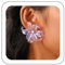 Wendalern Orecchini A Fiore In Acrilico Boho Grandi Orecchini A Perno Floreali In Resina Rosa Multi-petalo Gemme Di Fiori Strass Orecchini Vintage A Forma Di Fiore Di Iris Gioielli Per Le Donne