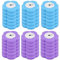36PCS Toilet Brush Replacement Head Only Dis-posable Toilet Brush Refills Scented 360° Deep Cleaning Toilets Sponge Cleaner Refills Kit 3 Layer Brushs Refill Pads Toilets Wand Refill(Blue, Purple)