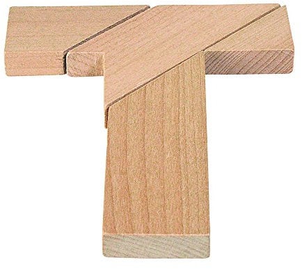 Goki HS006 The Tricky T-Form, Puzzle, gemischt, S