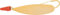 H&H The Secret Redfish Weedless Spoon Twist Free Spoon Lures for Speckled Trout and Redfish, 3/4 Ounce, 3/4OZ GOLD(Pack of 1)