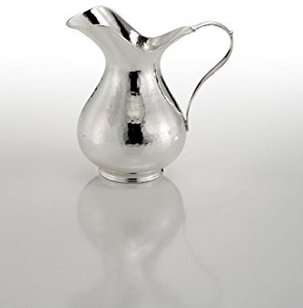 SWEET HOME Brocca Acqua Vino Argentata Argento Stile Inglese cod.5048115-01 cm 15x10x17h by Varotto & Co.