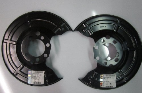 Opel 2x Keramik Bremsankerblech Abdeckblech hinten 546435